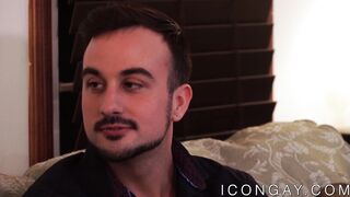 Mature homosexual dicked hard by a bearded jock