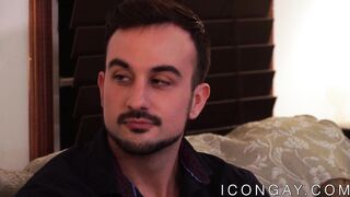 Mature homosexual dicked hard by a bearded jock
