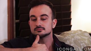 Mature homosexual dicked hard by a bearded jock