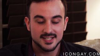 Mature homosexual dicked hard by a bearded jock