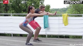 Czech Bimbo Paula Shine Rough Screwed After Yoga Session - LETSDOEIT