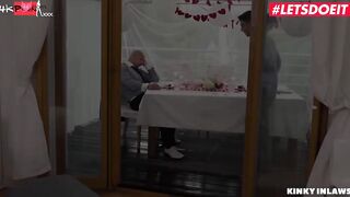 LETSDOEIT - Petite Stepmom Cindy Shine Offers Her Snatch On Her Wedding Day