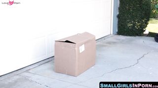 SmallGirlsInPorn.com - Hot Lily gets her tight teen twat destroyed roughly by big dic