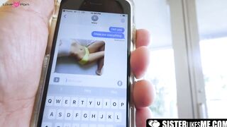 SisterLikesMe.com - Cute teen Khloe Kapri gets pounded hard by big black cock with ea