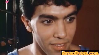 RetroDudes.com - Athletic homosexual threesome with eager cock munchers