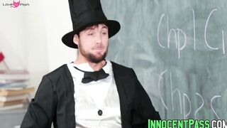 Cute babe Adria Rae and her perverted teacher bang wildly