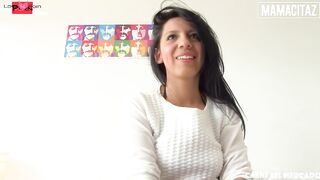 curvy hispanic Otalia Barrios has her pussy oiled and prepared for ramming