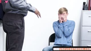 SayUncleNetwork.com - Blonde jock's ass claimed doggystyle by a BBC police officer
