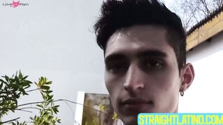 I painted my luscious gooey cum on twink punk Sonnys horny mouth