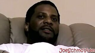 Big cocked black amateur masturbates solo on camera