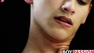 Pulling that big fat cock all alone and moaning very quietly