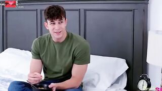 Angel Gostosa bounces in her stepbrother Parker Ambrose’s room to performance him something really cool. Wearing just a bikini top