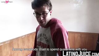 Alluring guy Arthur Joseph sways boredom by masturbating his hungry cock