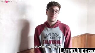 Alluring guy Arthur Joseph sways boredom by masturbating his hungry cock