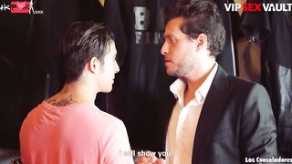 Noe Milk gets banged! by 2 dicks at her new job