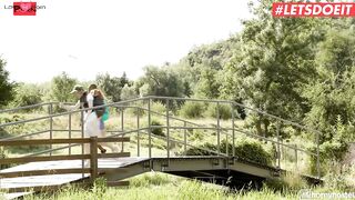 Marina Gold gets close to nature on explicit excursion with beefcake Aaron Rock