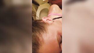 Amateur ginger swallows every drop of cum