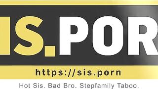 SIS.PORN. Friendly thin chick gladly ride boner of tender stepbrothe