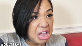 Gaming Gets Interrupted with Honey Gold's Squirting Orgasms