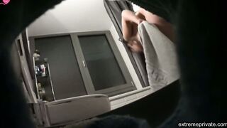 aussie Stepmom peeked in the bathroom
