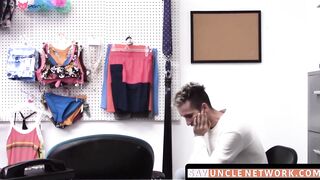 SayUncleNetwork.com - Inked young man's load blown after a raw police drilling
