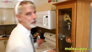 Your step uncle Richard Lennox whips his dick out and starts masturbating