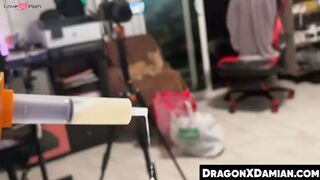 Hunk Kemono Dragons thick mushroom headed cock nests inside my ass