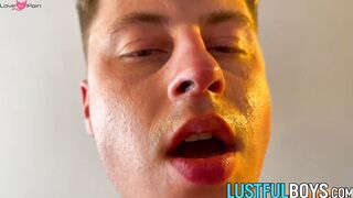 Three naughty gays anal breed Jake Worthy and suck dicks in a wild orgy