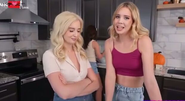 Diego Perez is helping his stepsister Lexi Lore and her friend Sophia Sterling peel corn