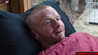 Heath Halo bends Brody Fox over for some deep dick ass fucking
