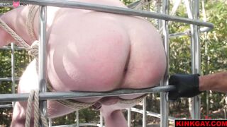 Heath Halo bends Brody Fox over for some deep dick ass fucking