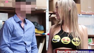 ShopliftersPunished.com - Teen cutie Blair Williams fucks deep and hard to avoid jail