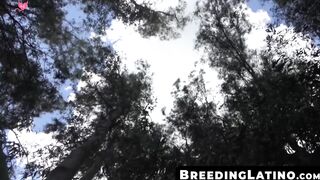 BreedingLatino.com - Young Latino takes raw cock deep on big hard twink dick