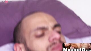 MachoIO.com - Hung homo ass bangs Latino twink and sprays him with hot cum
