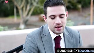 BuddiesNextDoor.com - Office dudes Dylan and Marki party hard with an intense anal fu