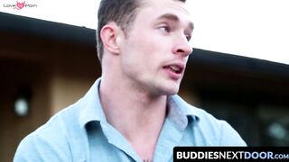 BuddiesNextDoor.com - Office dudes Dylan and Marki party hard with an intense anal fu