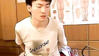Asian Twink Plays with His Ass on Webcam