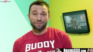 RagingXXX.com - Inked hunk in a raw, passionate fuck with his buddy