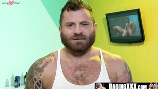 RagingXXX.com - Inked hunk in a raw, passionate fuck with his buddy