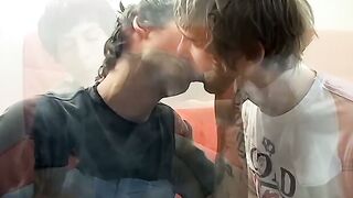 Euro jocks Jerry and Clark were well pleasured in their intense smoke fucking