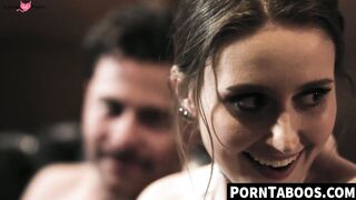 PornTaboos.com - Blindfolded Laney Grey's wild threesome ass breeding adventure