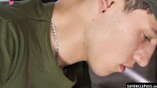 Jake Lotti and Loick Gauthier fills the barracks with their moans