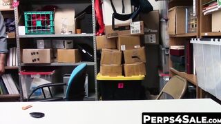 Smart ass sweet thief banged and drilled hard by handsome police