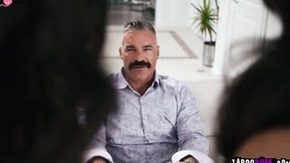 ASian Stepdaughters gives into stepdads desires