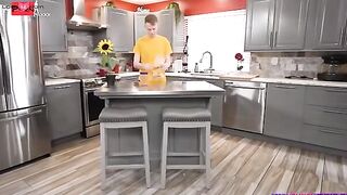 Jimmy Michaels is making a sandwich when his stepsister Jade Valentine joins him into the