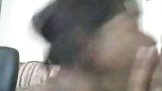 Interracial Webcam Blowjob
