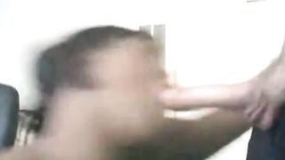 Interracial Webcam Blowjob