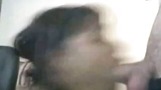 Interracial Webcam Blowjob