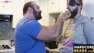 HardcoreBears.com - Grizzly fat bear cock polished hard by his hairy and nasty cub