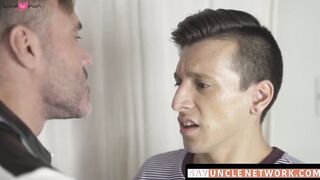 SayUncleNetwork.com - Handsome stepdad enjoys a blowjob before barebacking jock hardc